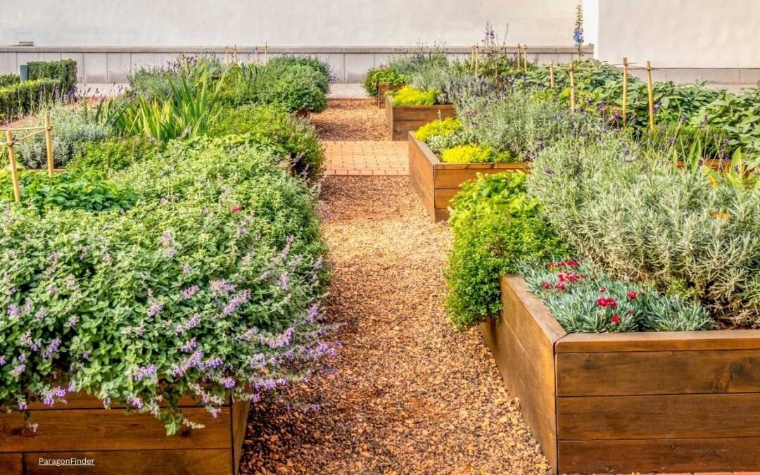 How to create a flower bed border?