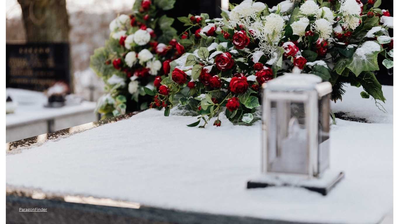 What flower represents death